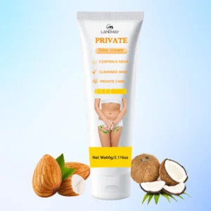 Private Area Care Cream for Odor Control and Skin Brightening Herbal Intimate Care Treatment 60g