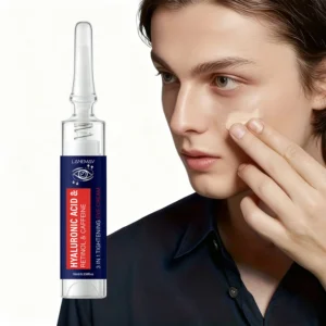 Retinol Eye Cream with Caffeine & Hyaluronic Acid - 3-in-1 Tightening & Anti-Aging Eye Treatment for Dark Circles and Puffiness - 10ml