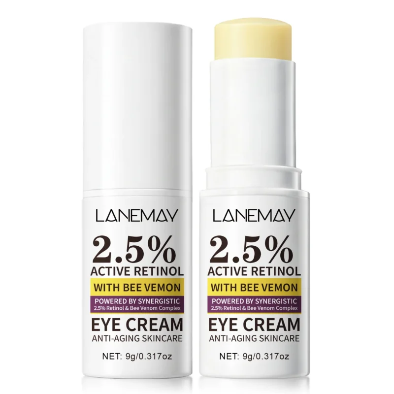 Retinol Eye Cream for Dark Circles and Wrinkles with 2.5% Active Retinol & Bee Venom - 9g