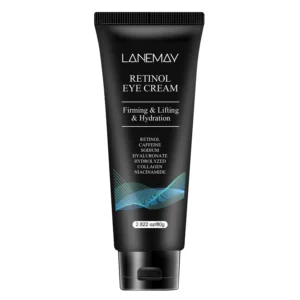 Retinol Eye Cream for Firming & Lifting with Caffeine, Niacinamide & Collagen - 80g Large Capacity