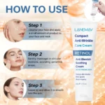 Retinol Face Cream for Acne-Prone Skin LANEMAY Anti-Wrinkle & Blemish Repair 60g