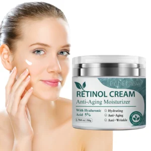 Retinol Face Cream Anti-Aging Moisturizer with 5% Hyaluronic Acid & Collagen for Deep Hydration and Firming (50g)