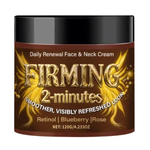 Retinol Face and Neck Cream LANEMAY Firming & Lifting Daily Moisturizer with Blueberry & Rose 120g
