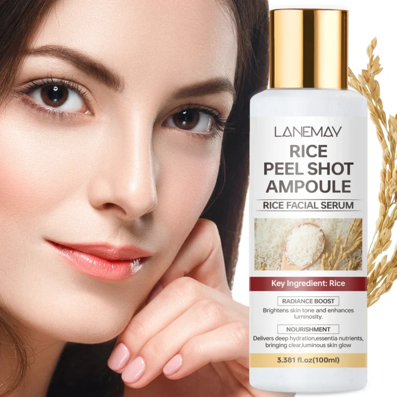 Rice Peel Shot Ampoule Facial Serum for Brightening & Deep Hydration 100ml