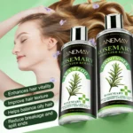 Rosemary Keratin Hair Care Set LANEMAY Shampoo and Conditioner for Frizz Control and Damage Repair (300ml x 2)