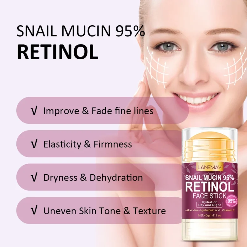 Snail Mucin Retinol Face Stick Lanemay Anti Aging Spu826457697978 2