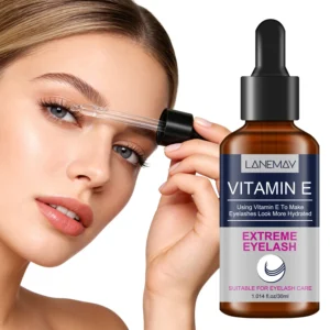 Vitamin E Eyelash Serum Nourishing & Hydrating Treatment for Fuller Glossy Lashes 30ml