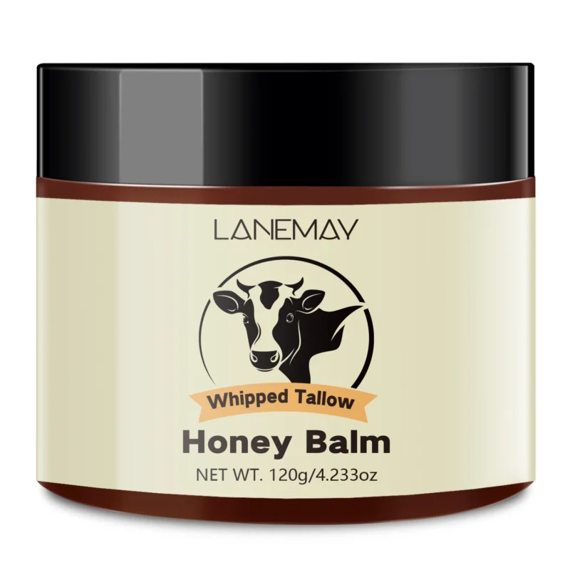 whipped-tallow-honey-balm-moisturizer-spu1010762013118-1 Whipped Tallow Honey Balm for Face & Body Deep Moisturizing Grass-fed Beef Tallow 120g